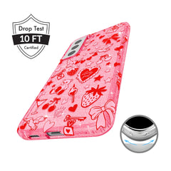 Be Mine Glitter Samsung Case
