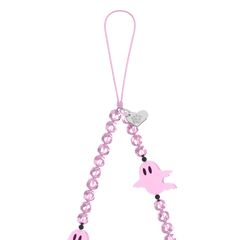 Ghosted Pink Phone Charm