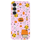 Snoopy Pink Pumpkins Samsung Case