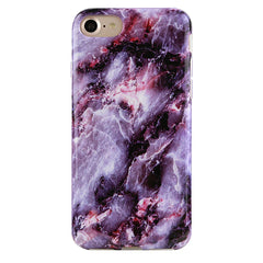 Purple Stone Marble iPhone Case