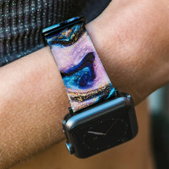 Galaxy Glitter Apple Watch Band