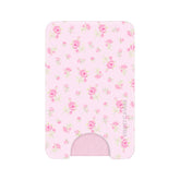 Dainty Pink Floral MagSafe Wallet