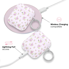 Dainty Lilac Floral AirPod Case