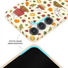 Snoopy Autumn Leaves Samsung Case