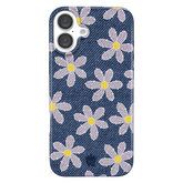 Denim Daisy iPhone Case