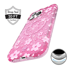 Cherry Blossom Glitter iPhone Case