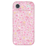 Pink Hanukkah Glitter iPhone Case