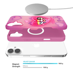 The Powerpuff Girls Airbrush Hearts iPhone Case