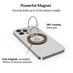 Espresso Brown MagSafe Grip Ring