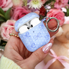 Lovely Blue Bows AirPod Case