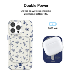Preppy Teddy Portable MagSafe Charger Power Pack