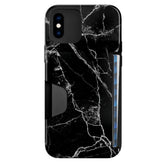 Black Marble Iphone Wallet Case
