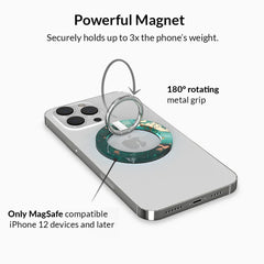 Emerald Marble MagSafe Grip Ring