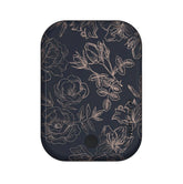 Floral Rose Gold Chrome Portable MagSafe Charger Power Pack