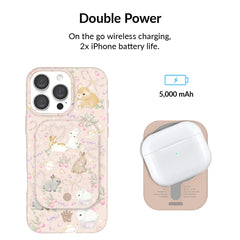 Bunnies & Bows Portable MagSafe Charger Power Pack