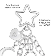 Lucky Star Locket Bag Charm