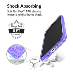 Electric Purple Leopard iPhone Case