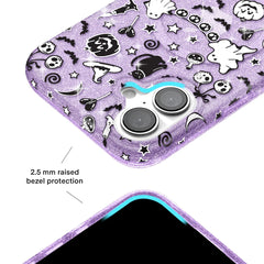 Witchy Lilac Glitter iPhone Case