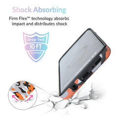 Orange Camo Samsung Galaxy Case