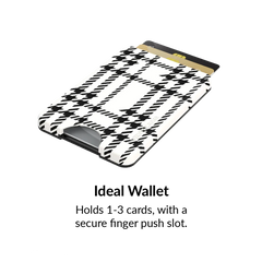 Houndstooth Sweater MagSafe Wallet
