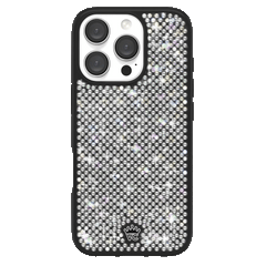 Black Caviar Crystals iPhone Case