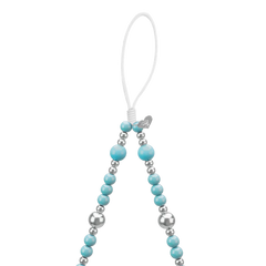 Turquoise Heart Phone Charm