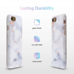 Gray Clouds Marble iPhone Case