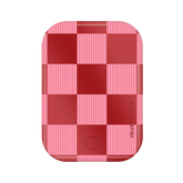 Rose Vibe Checkered Portable MagSafe Charger Power Pack