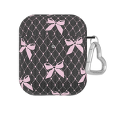 Lacy Pink Bows AirPod Case