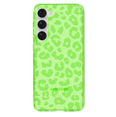 Key Lime Leopard Samsung Case