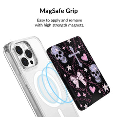 Pretty Punk Skulls MagSafe Wallet