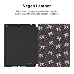 Lacy Pink Bows iPad Case