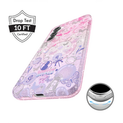 Wicked Glinda’s Bubble Glitter Samsung Case