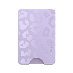 Lilac Leopard MagSafe Wallet