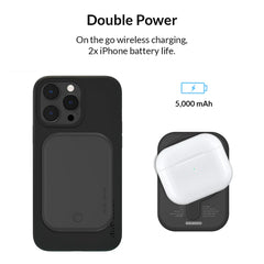 Black Portable MagSafe Charger Power Pack