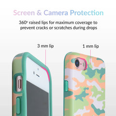 Olive Camo iPhone Case by Kendall Vertes