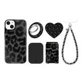 It Girl Black Leopard iPhone Bundle Set
