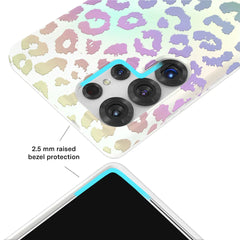 White Opal Leopard Samsung Case