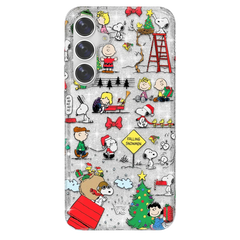 Snoopy Christmas Glitter Samsung Case