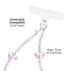 Holo Heart Phone Charm