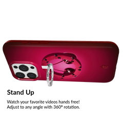 Black Cherry Crystal MagSafe Grip Ring