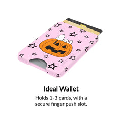 Snoopy Pink Pumpkin MagSafe Wallet