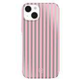 Pink Chrome Stripes iPhone Case