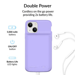 Light Purple iPhone Charging Case