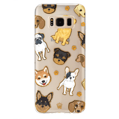 Dog Clear Samsung Galaxy Case