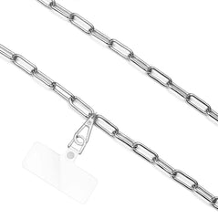 Silver Chain Phone Crossbody Strap