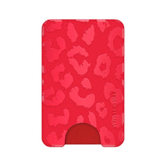 Red Leopard MagSafe Wallet