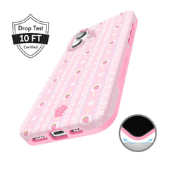 Strawberry Macaron iPhone Case