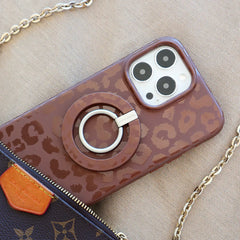 Chocolate Leopard MagSafe Grip Ring