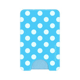 Aquamarine Polka Dot MagSafe Wallet